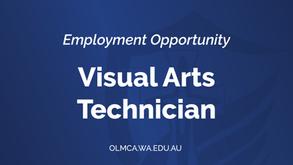 Employment Opportunity: Visual Arts Technician