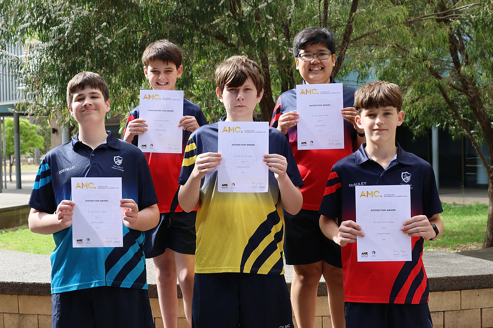 Australian Math Contest Congratulations to Our Australian Mathematics Competition Achievers