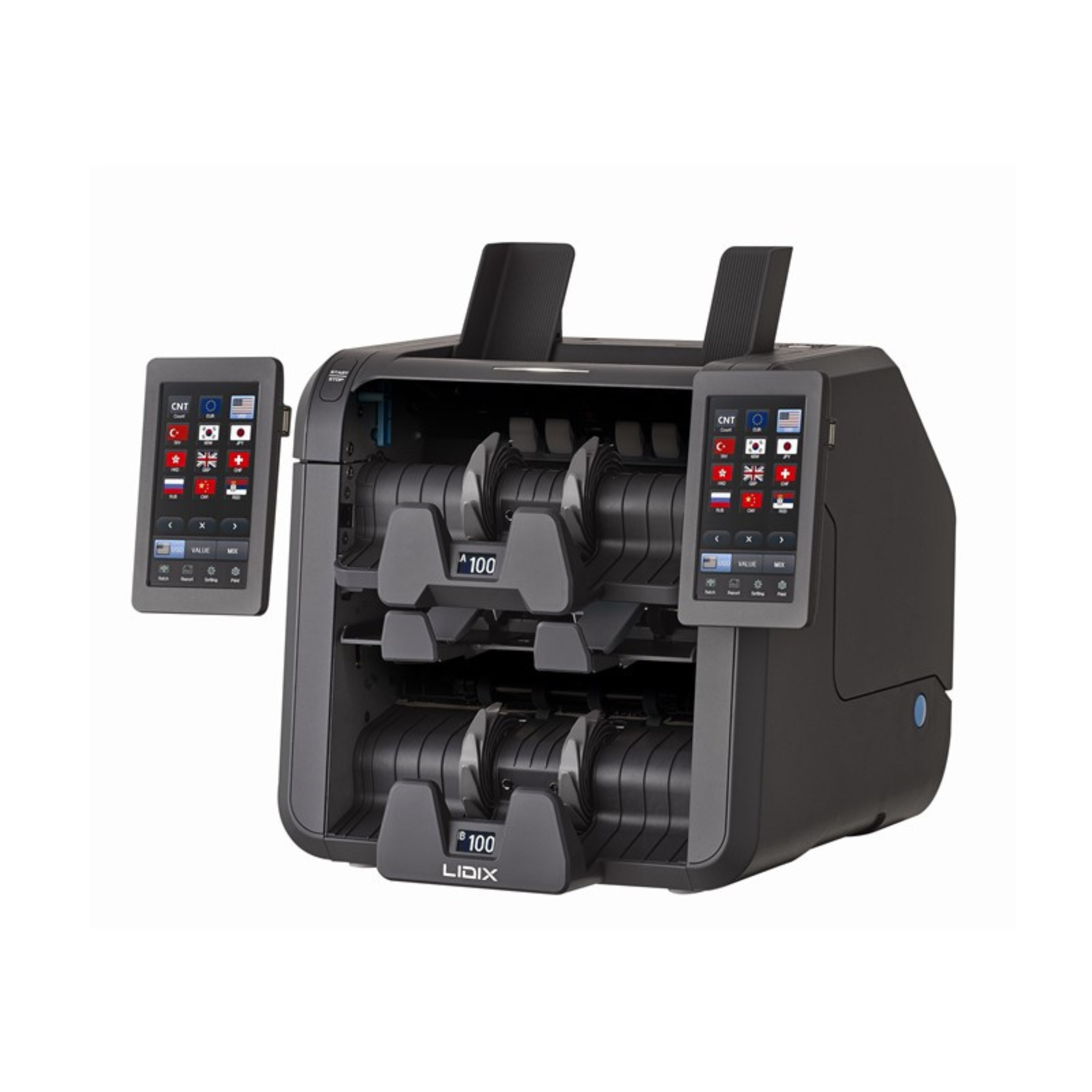 Lidix SL‑250 Multi‑Currency Banknote Counter (3-Pocket)