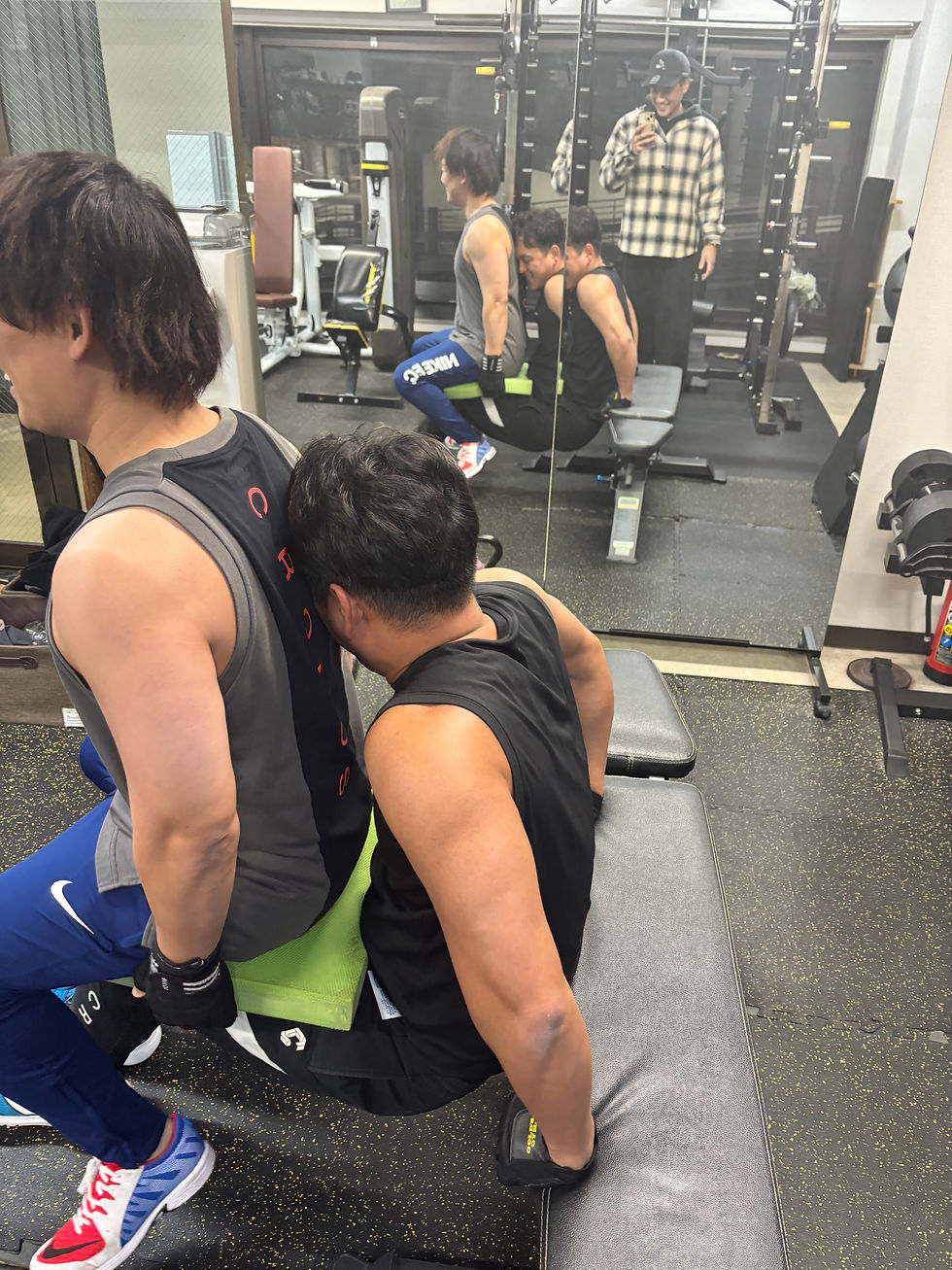 【男性同士のペアトレ】