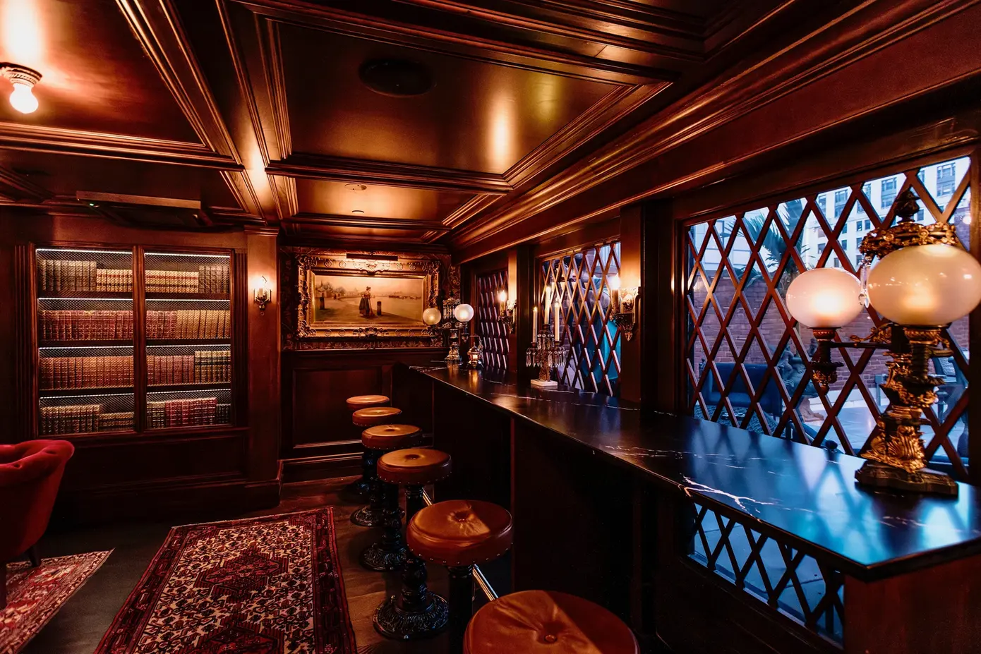 Interior of Southern Turf Club in downtown Nashville