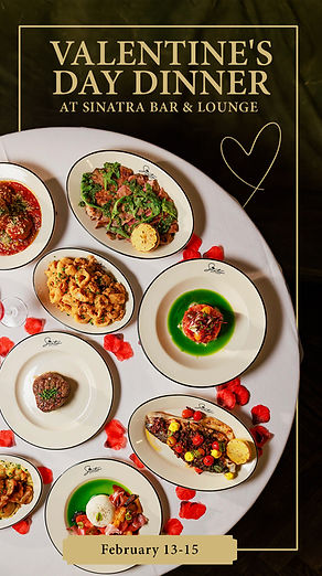 Join Us for Valentine's Day at Sinatra Bar & Lounge