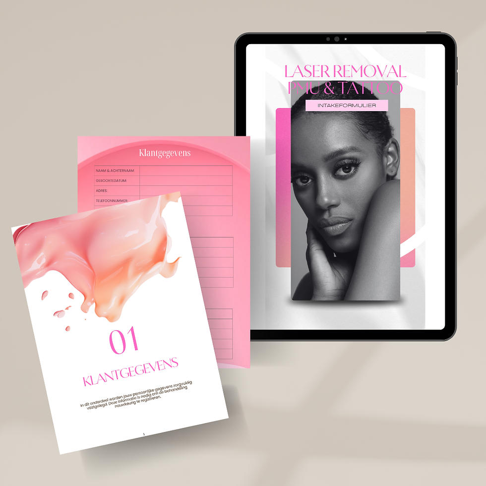Intakeformulier Laser Removal PMU & Tattoo Candywavé