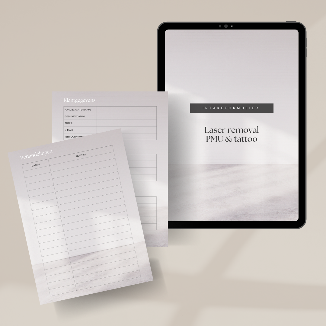 Intakeformulier Laser Removal PMU & Tattoo Classé