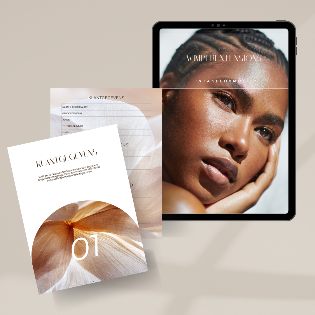 Intakeformulier Wimperextensions Sublimé