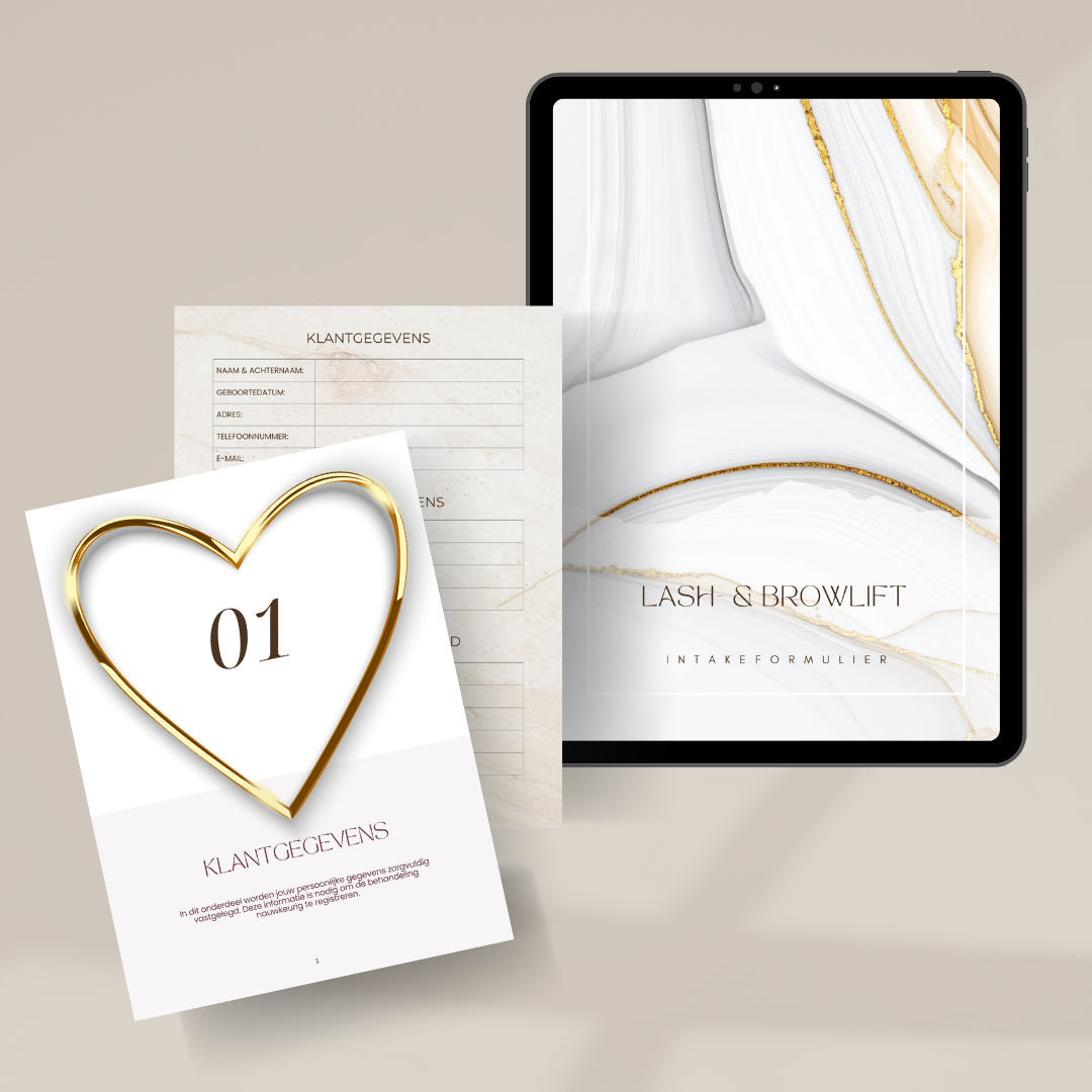 Intakeformulier Lash- & Browlift Lustré