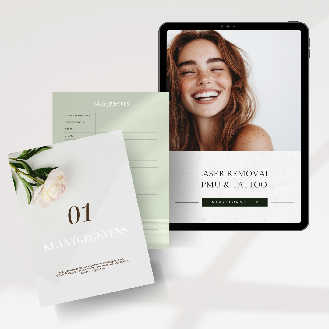 Intakeformulier Laser Removal PMU & Tattoo Adenaé