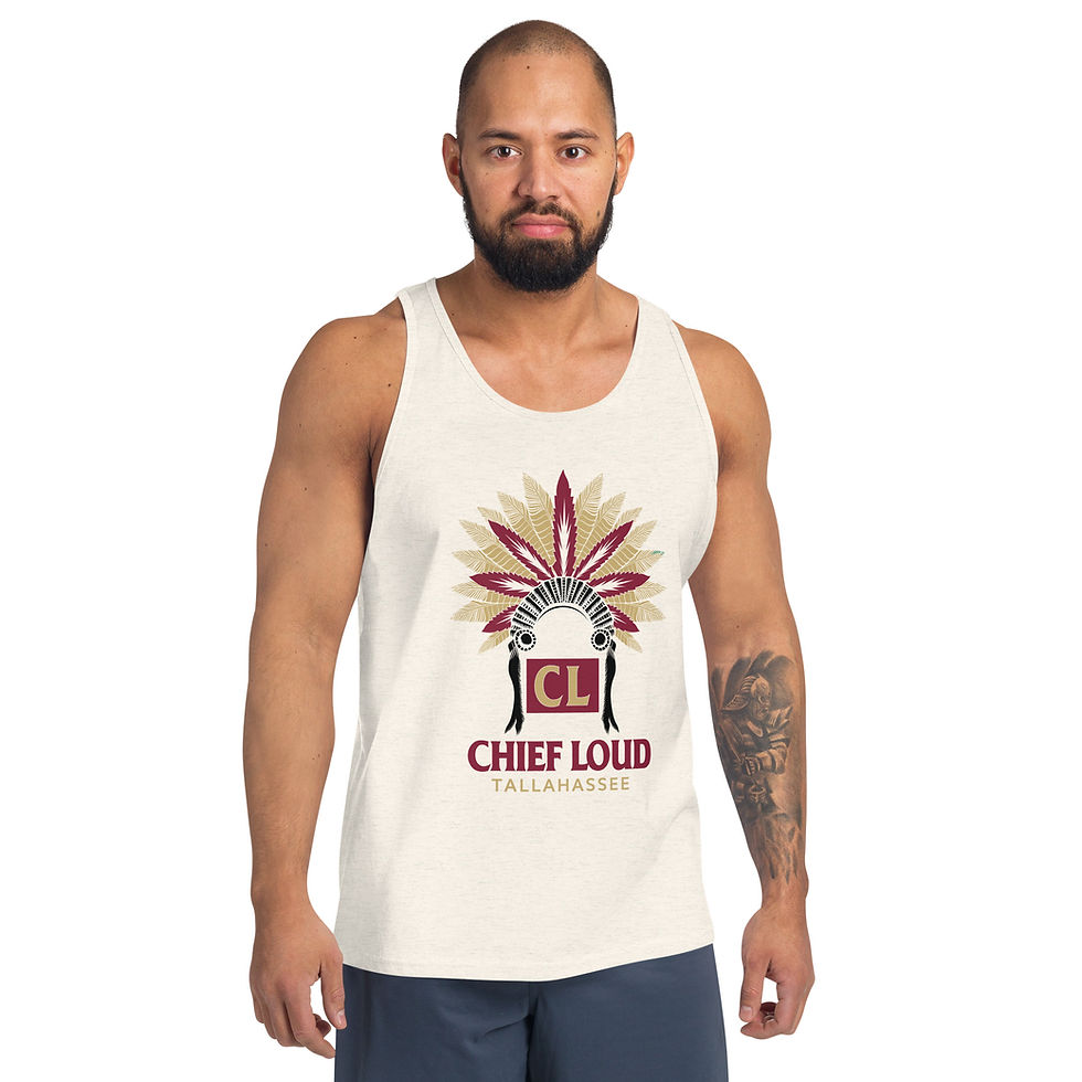 Thumbnail: CHIEF LOUD TALLY MEN'S PREMIUM TANK TOP