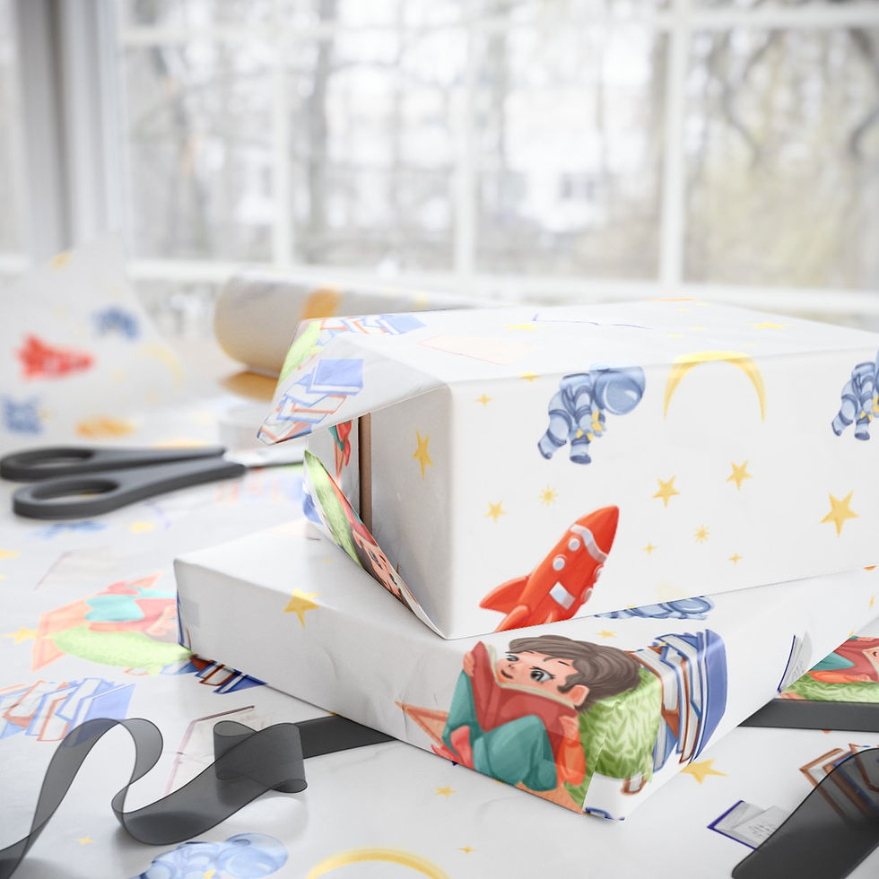 Thumbnail: Space adventure Wrapping Papers