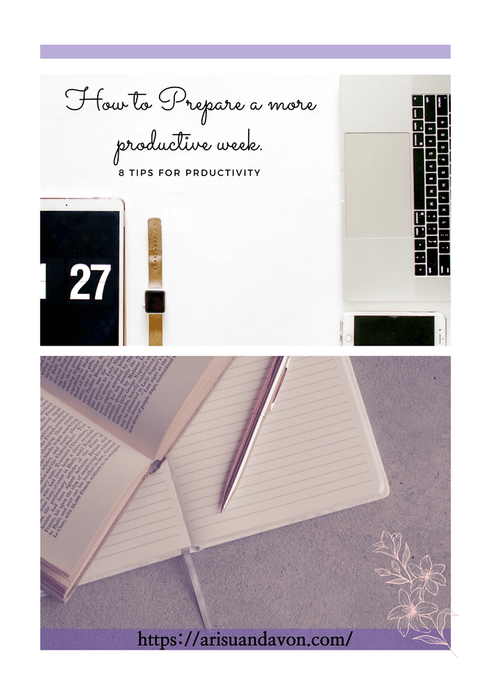 6 tips for preparing a productive week