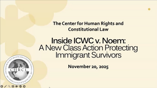 Inside ICWC v. Noem: A New Class Action Protecting Immigrant Survivors