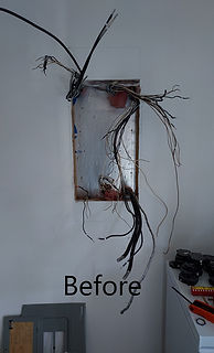 Panel upgrade in Deltaville VA — A. E. Belcher Electric