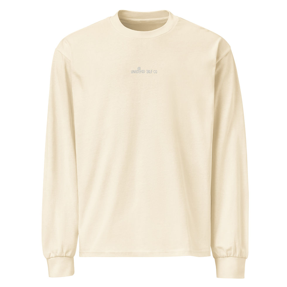 Thumbnail: OG Unedited Self Co.™ Collection – Heavyweight Long Sleeve Front & Back Logo