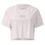 Thumbnail: Women’s crop top - Embroidered White Chosen Logo (Available in multiple colours)