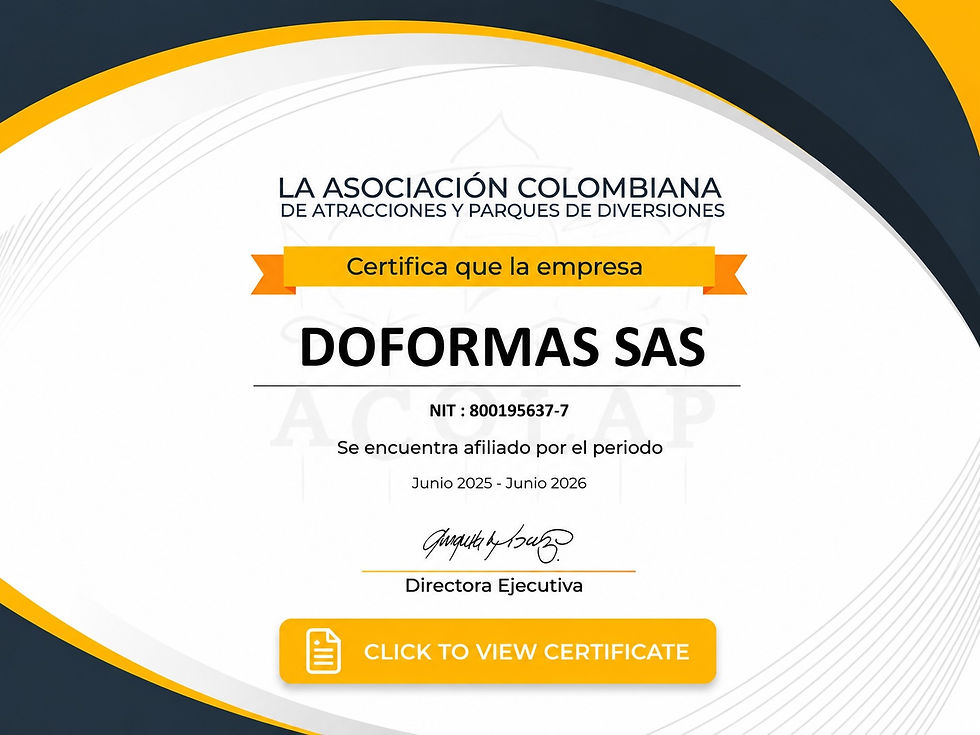 certificado Doformas
