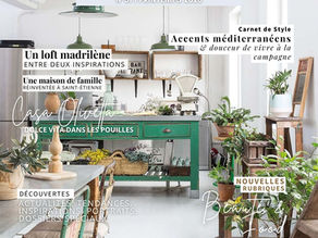 couverture du numéro de printemps du magazine Maison Cosy - french magazine spring issue