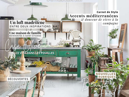 couverture du numéro de printemps du magazine Maison Cosy - french magazine spring issue