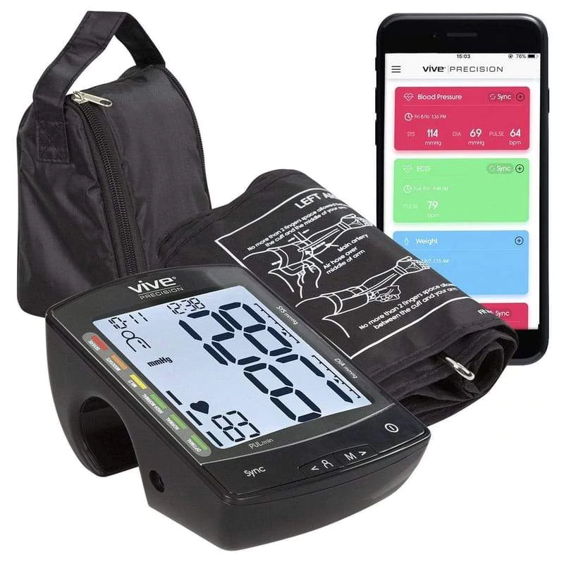 Blood Pressure Monitor w/Cuff (Smart Phone Compatible)
