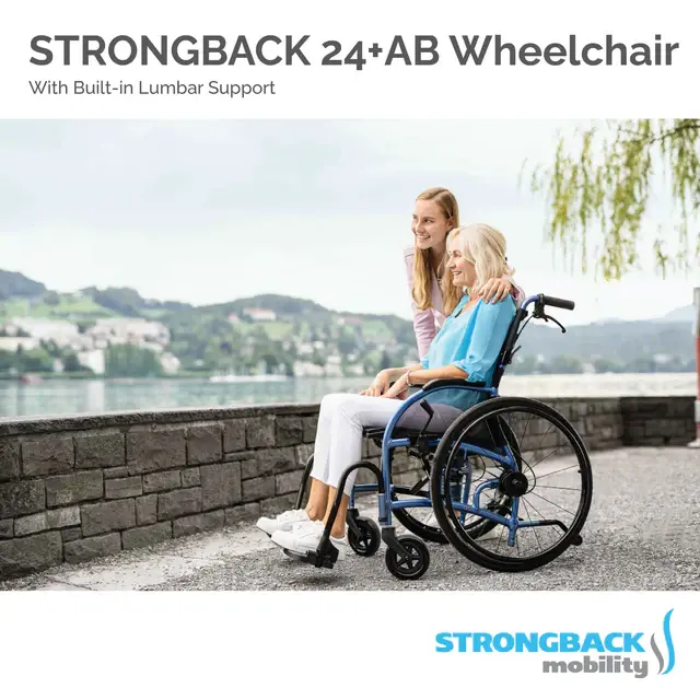 Thumbnail: Strongback Comfort 24 Wheelchair - Attendant Break