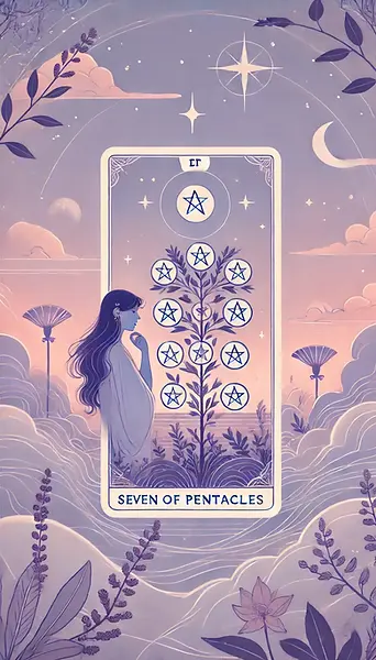 The Seven of Pentacles