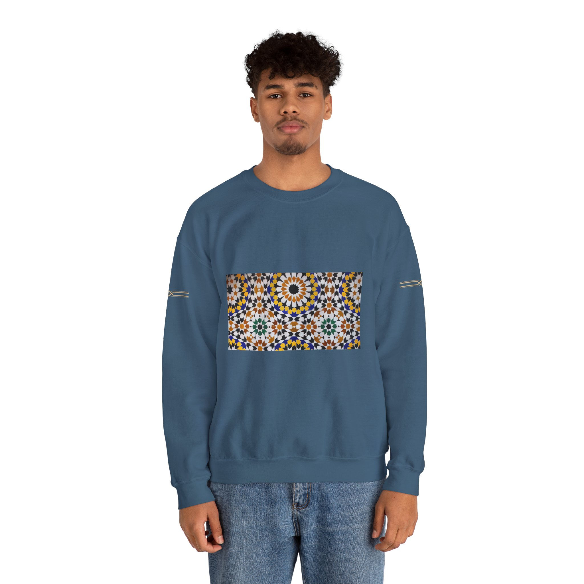 Unisex Moroccan Zellige Sweatshirt
