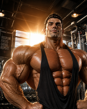 gigachad en el gimnasio