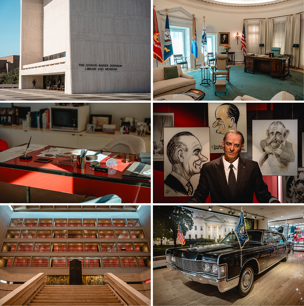 LBJ Presidential Library in Austin, Texas