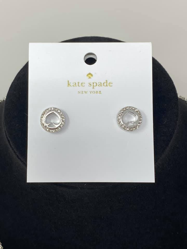 Thumbnail: Kate Spade - silver earring and necklace set