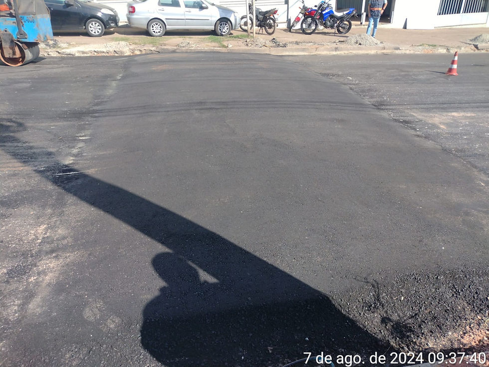 Execução de ondulação tranversal (Divinópolis - MG)