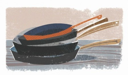 The kitchen of small things: tools, pots and surfaces