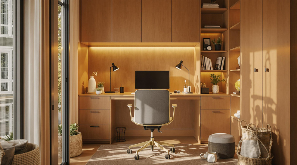 Functional Home Office Nook