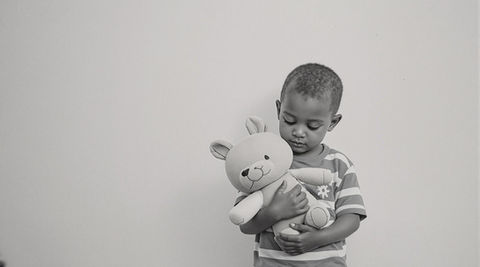 Family Moments in Black and White