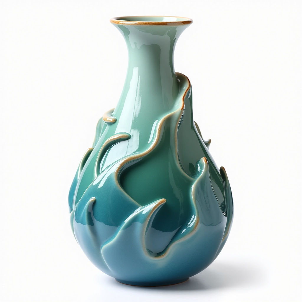 Ocean Wave Vase