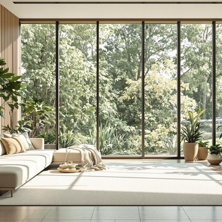 Nature-Focused Living Room