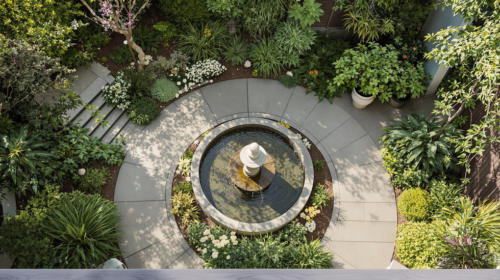 Serene Courtyard Oasis