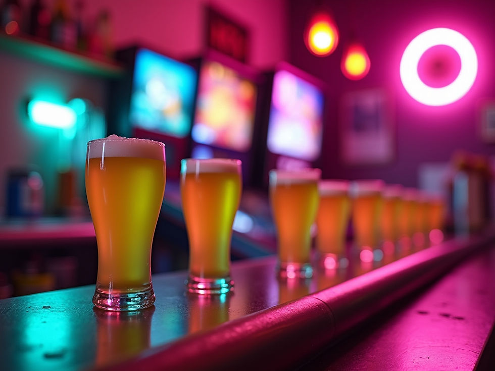 Craft Beers and Pinball Play Night