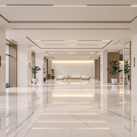 Minimalist Hotel Lobby
