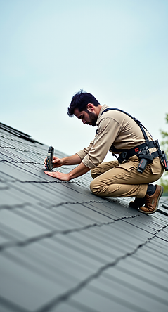 Repairing a roof 