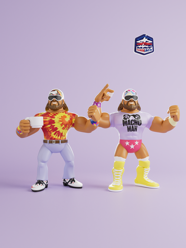 MAT MANIACS MACHO MAN 2 PACK W/ MACHO MYSTERY GIFT | The Nerd Closet