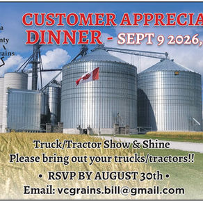 2026 VCG Customer Appreciation Dinner - Your invitation is in the mail!