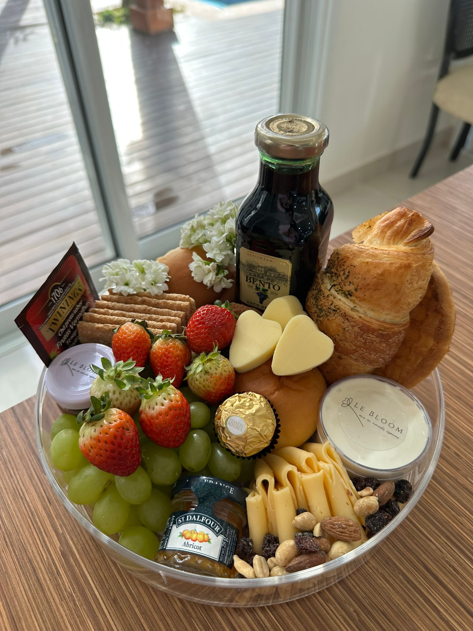 Box Café da Manhã Bom Dia Vegetariano - Acrílico M