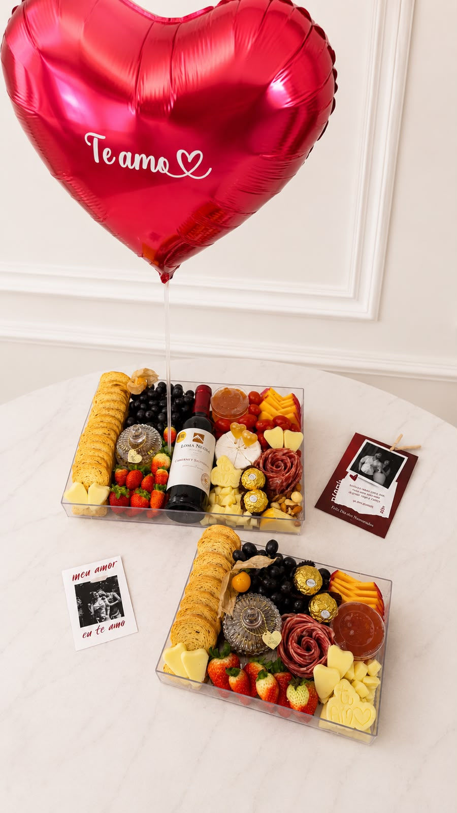 Box Terrine Wine & Brie Premium - Acrílico G
