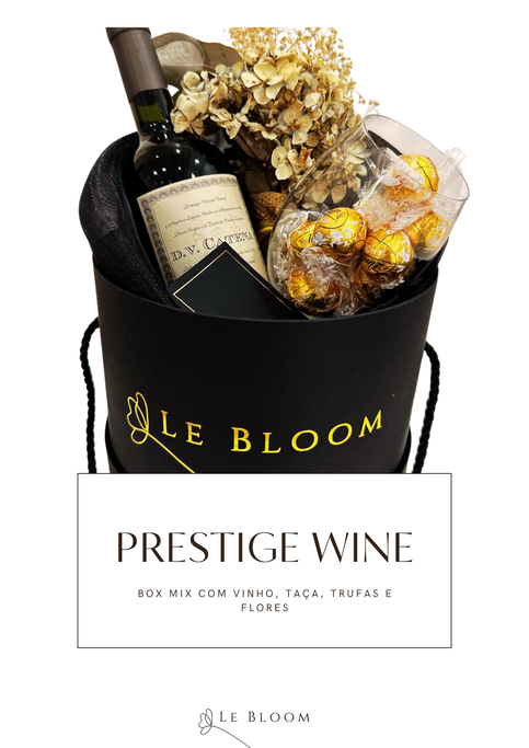 Box Prestige Wine DV Catena - Caixa Redonda Black P