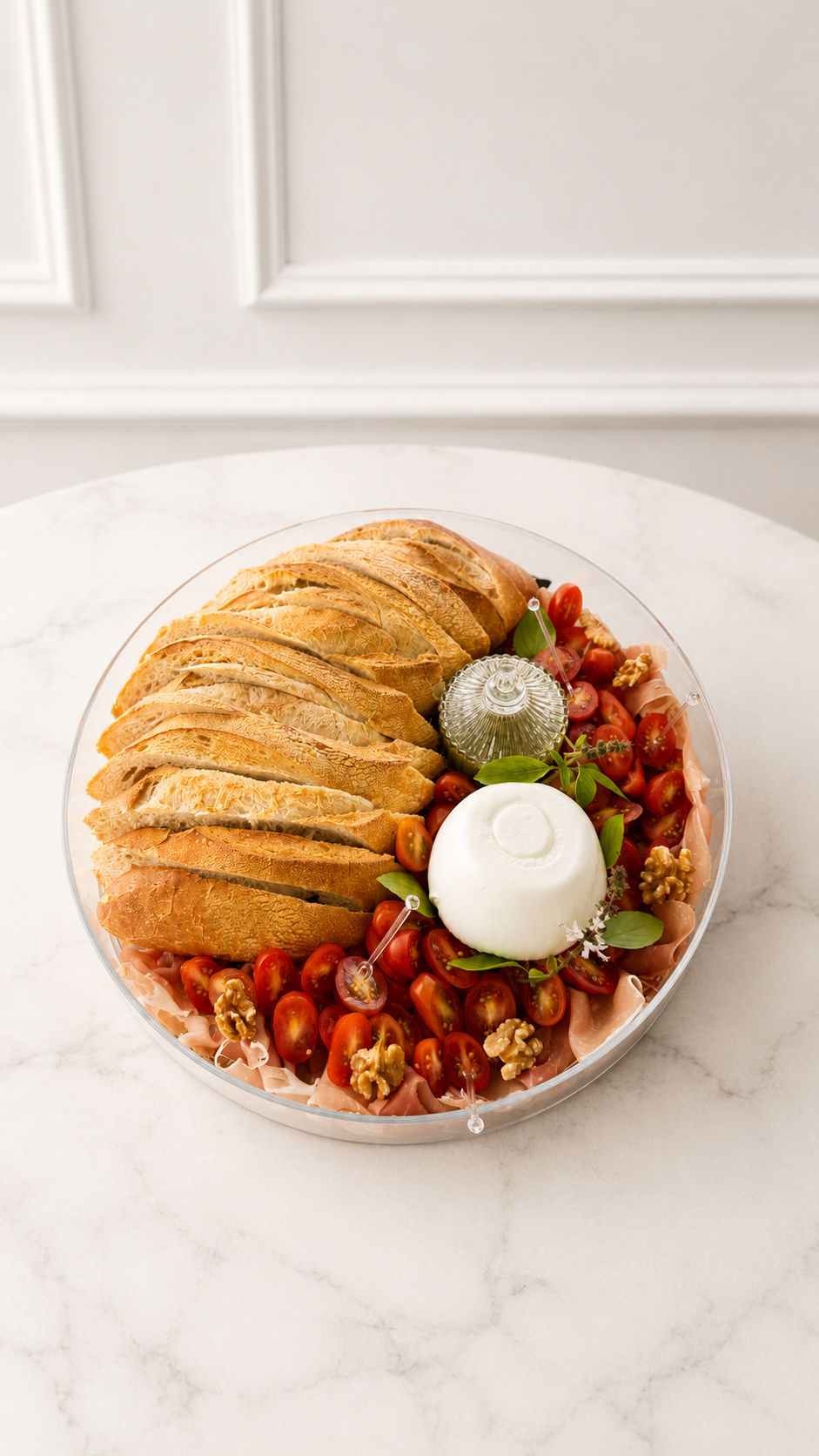 Box Gourmet Caprese - Acrílico Giratório G