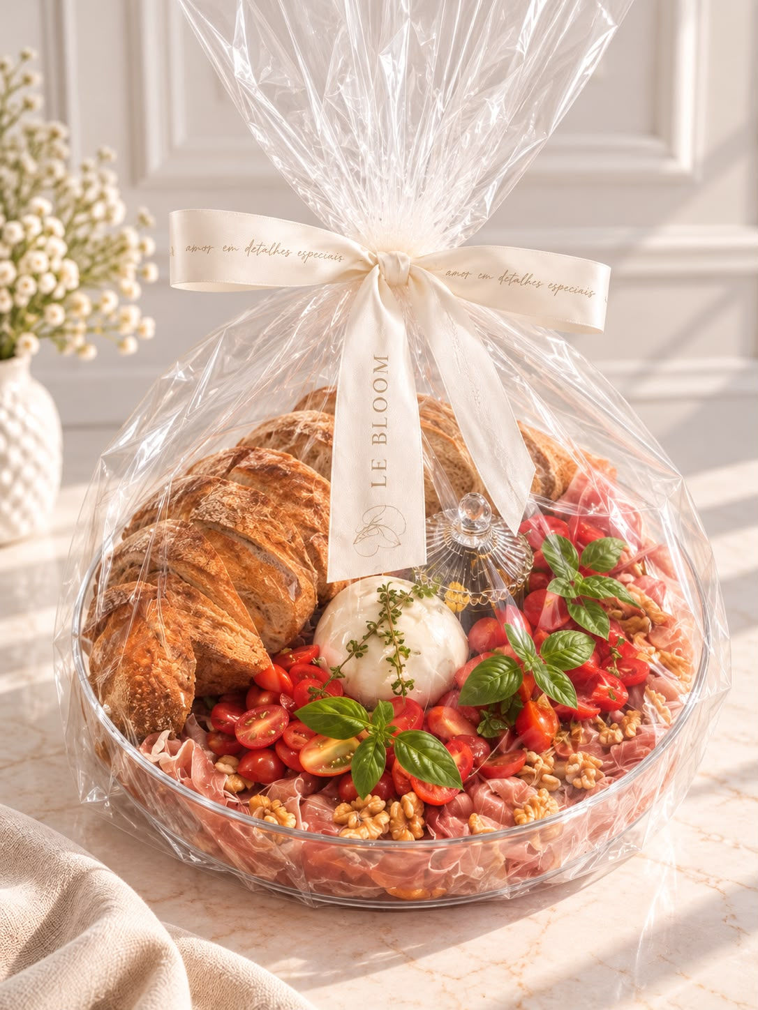 Box Gourmet Caprese - Acrílico Giratório G