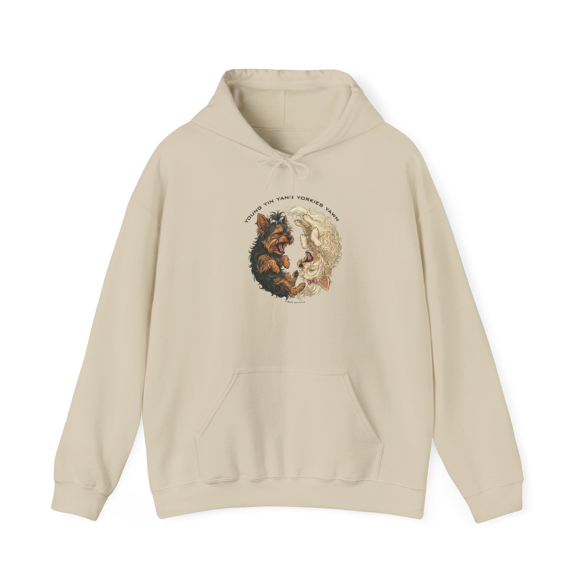 Yin Yang Yorkies Hoodie Sweatshirt