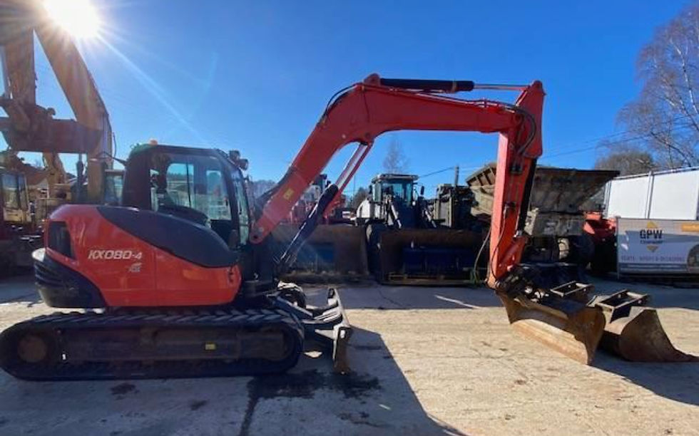 Miniature : KUBOTA KX 080-4, 8,1 T