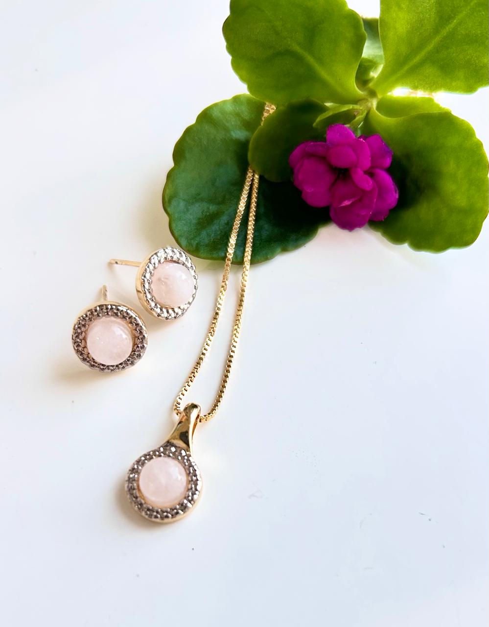 Conjunto Quartzo Rosa Possebon