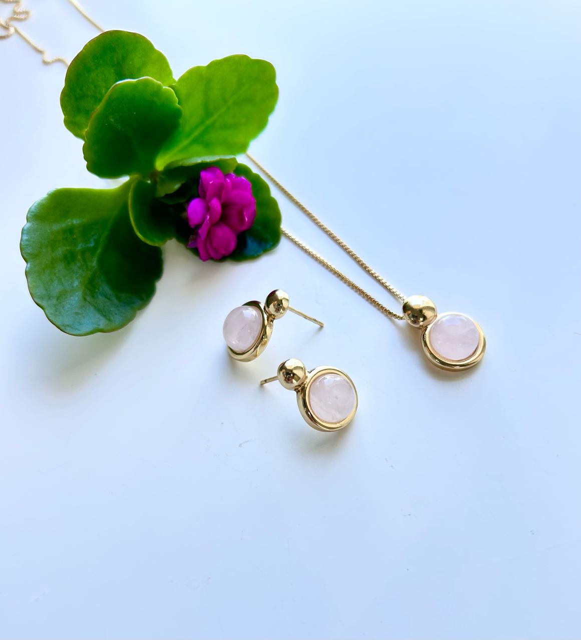 Conjunto Quartzo Rosa Possebon