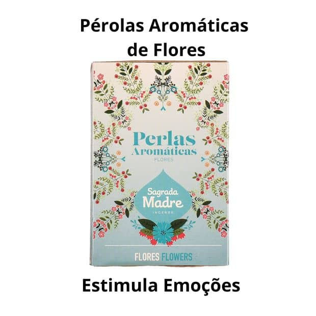 incenso Pérolas Aromáticas de Flores (INCENSO ESTIMULA EMOÇÕES)